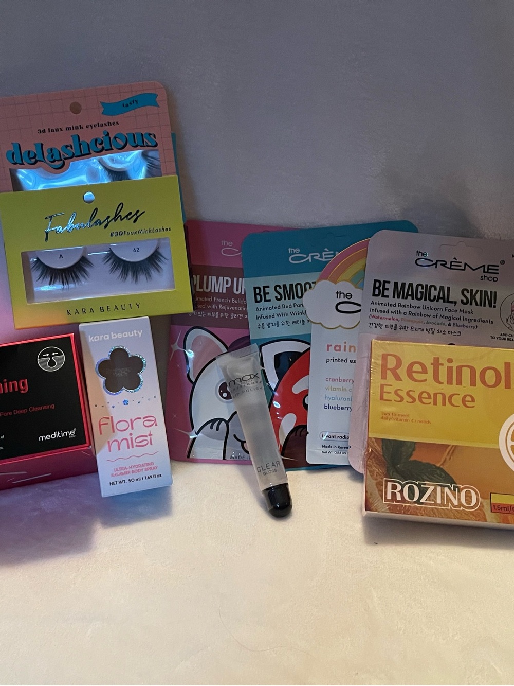 Black Faux Mink Eyelashes -  4 face masks and more